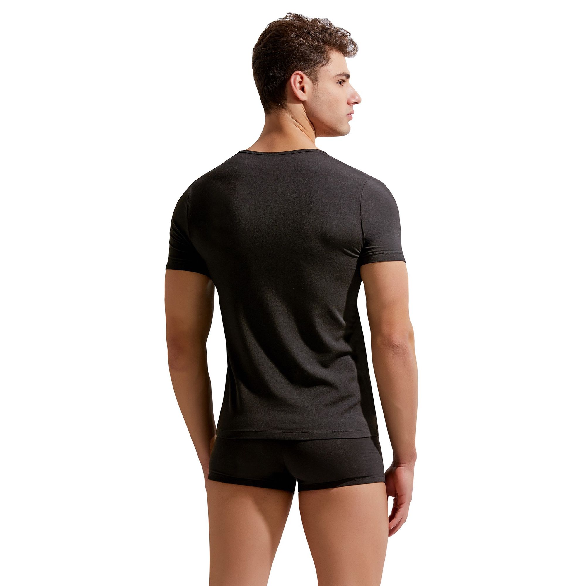 Мужская футболка с глубоким U-образным вырезом Gauvine 2