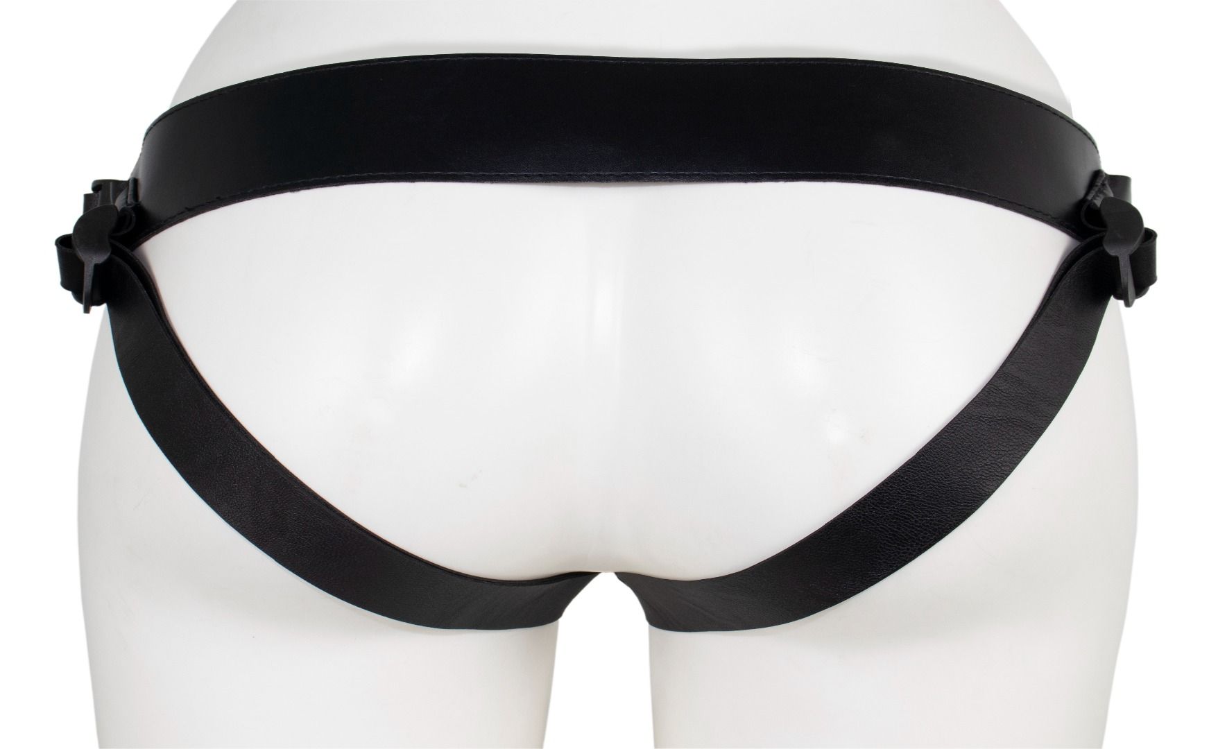 Пустотелый страпон MINI с бандажом 4