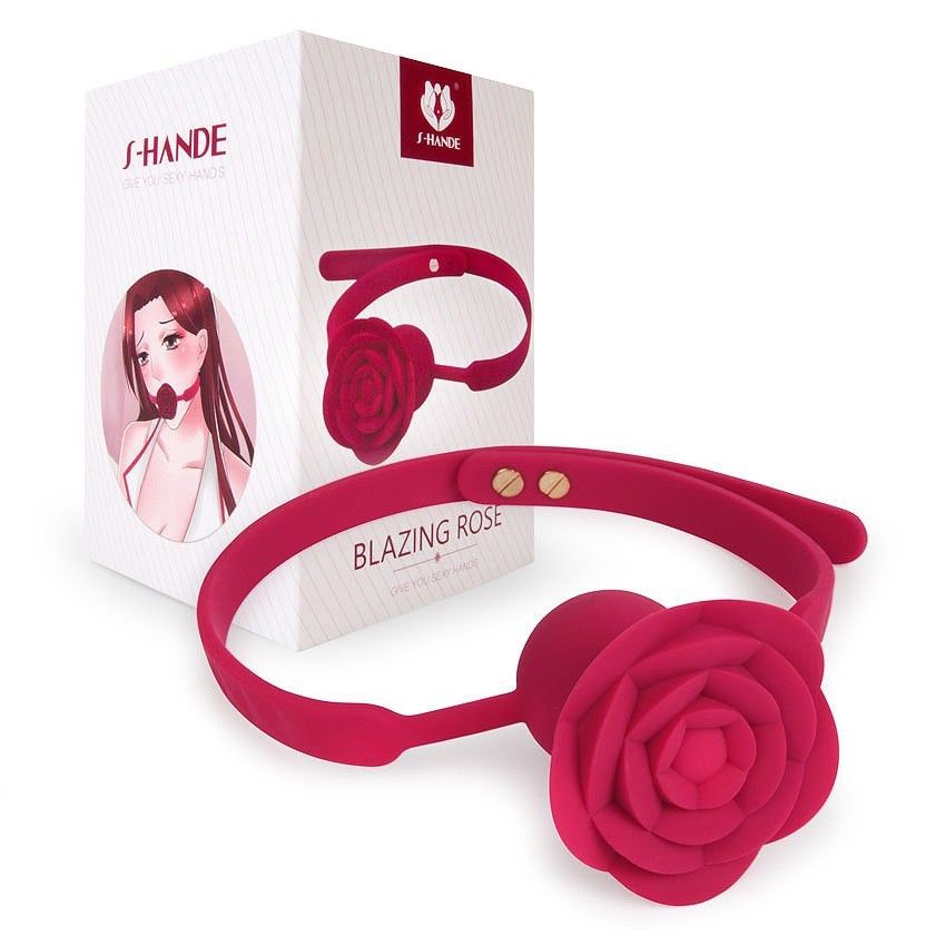 Розовый виброкляп Blazing Rose 2