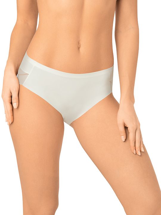 Высокие трусики-слипы с полупрозрачной задней частью в полоску 3