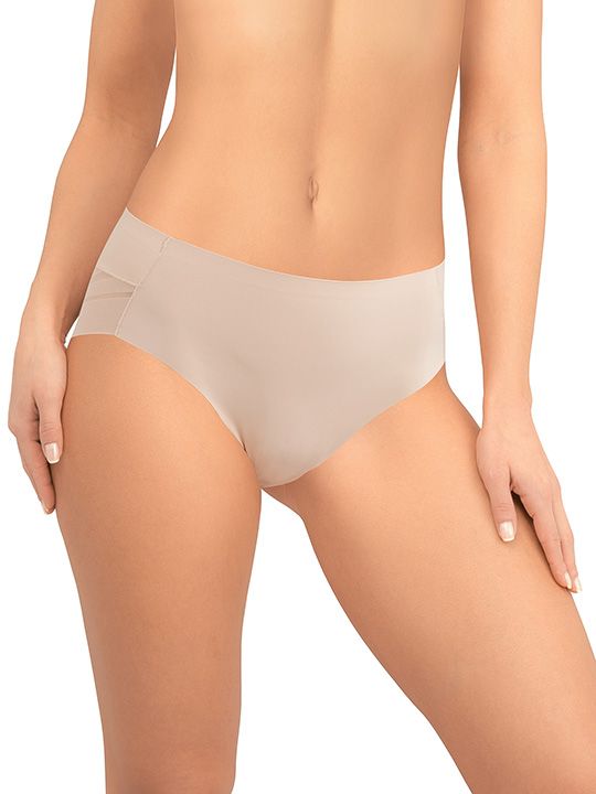 Высокие трусики-слипы с полупрозрачной задней частью в полоску 5