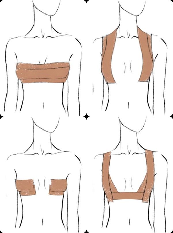 Клейкая тейп-лента для формирования груди 3