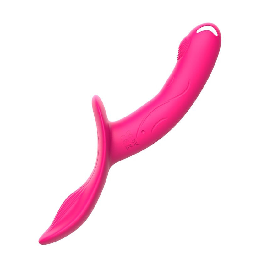 Розовый поясной вибратор с пультом ДУ 5