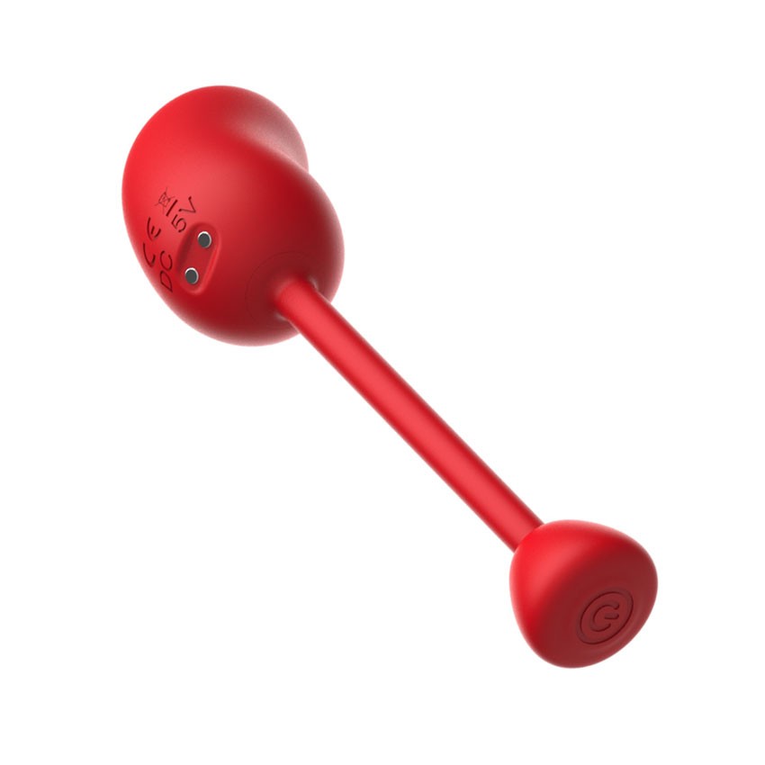 Красное виброяйцо с пультом ДУ 9