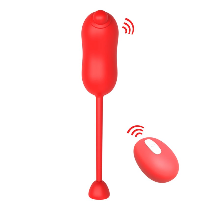 Красное виброяйцо с пультом ДУ 1