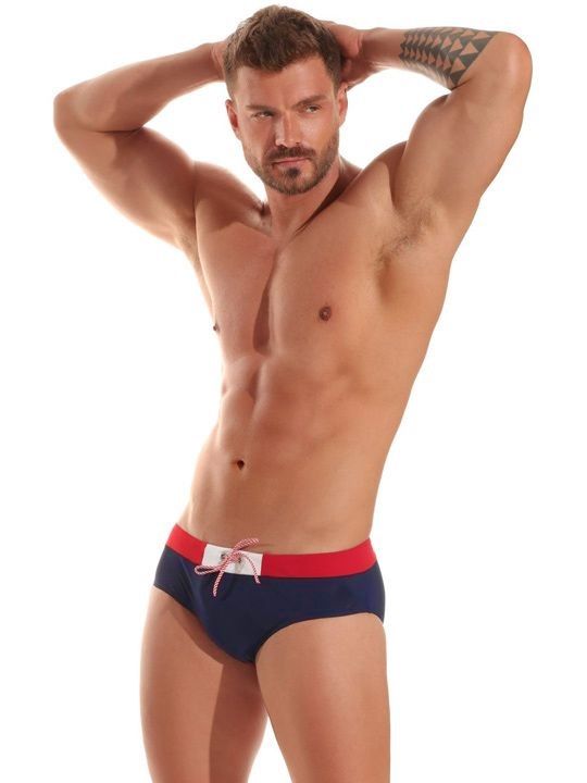 Мужские пляжные плавки в морском стиле 3