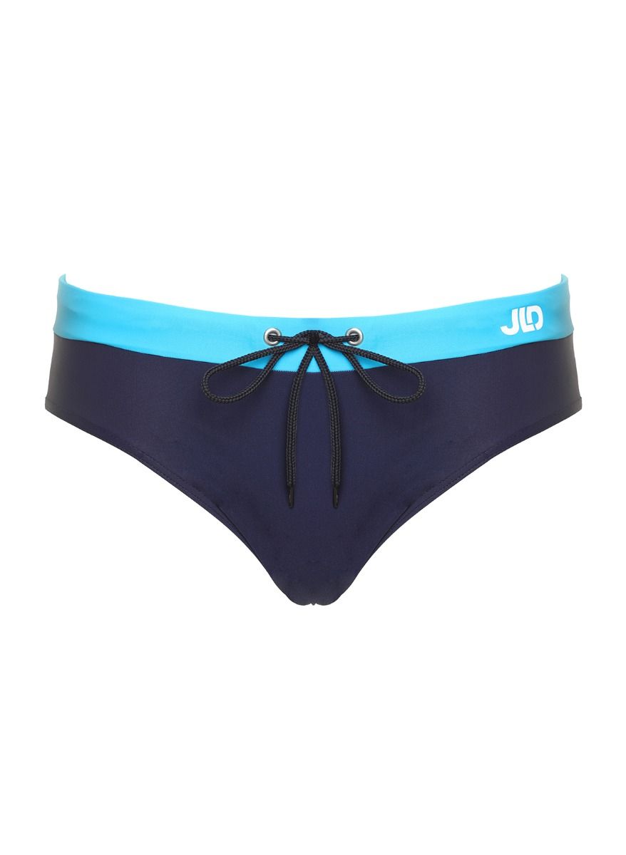 Классические мужские плавки с контрастным поясом 6