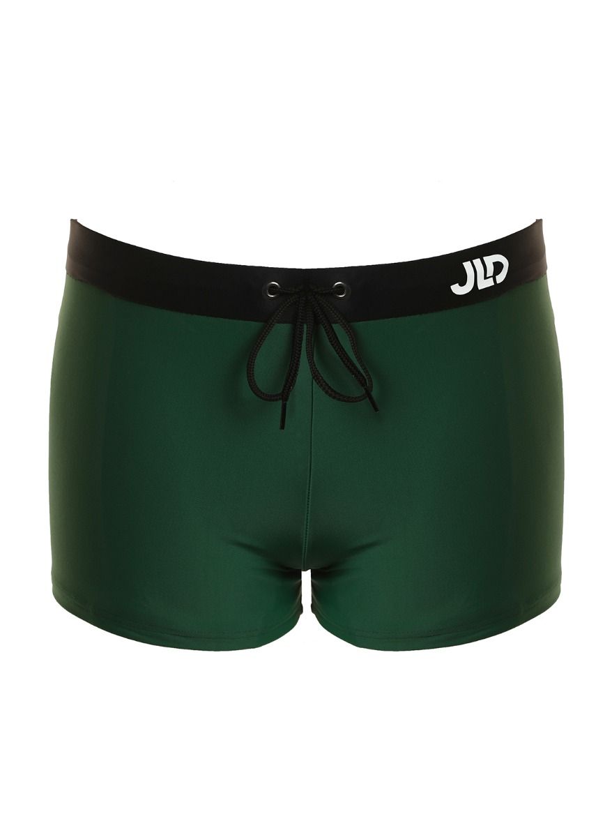 Классические мужские плавки-боксеры с контрастным поясом 4