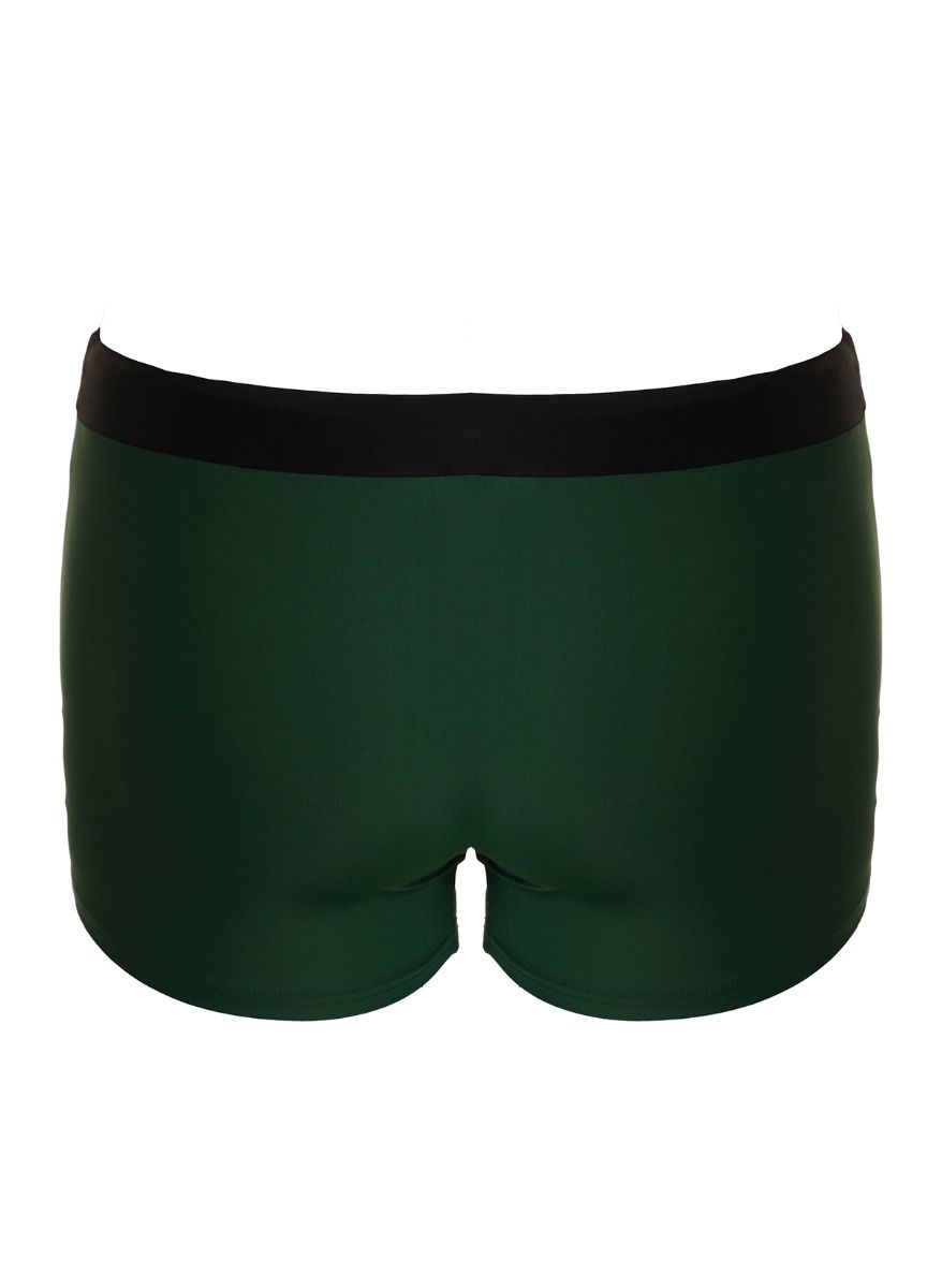 Классические мужские плавки-боксеры с контрастным поясом 5