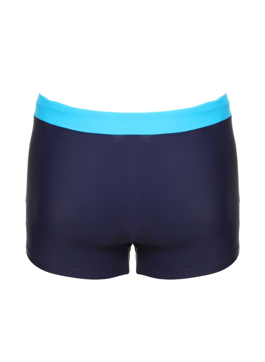 Классические мужские плавки-боксеры с контрастным поясом 7