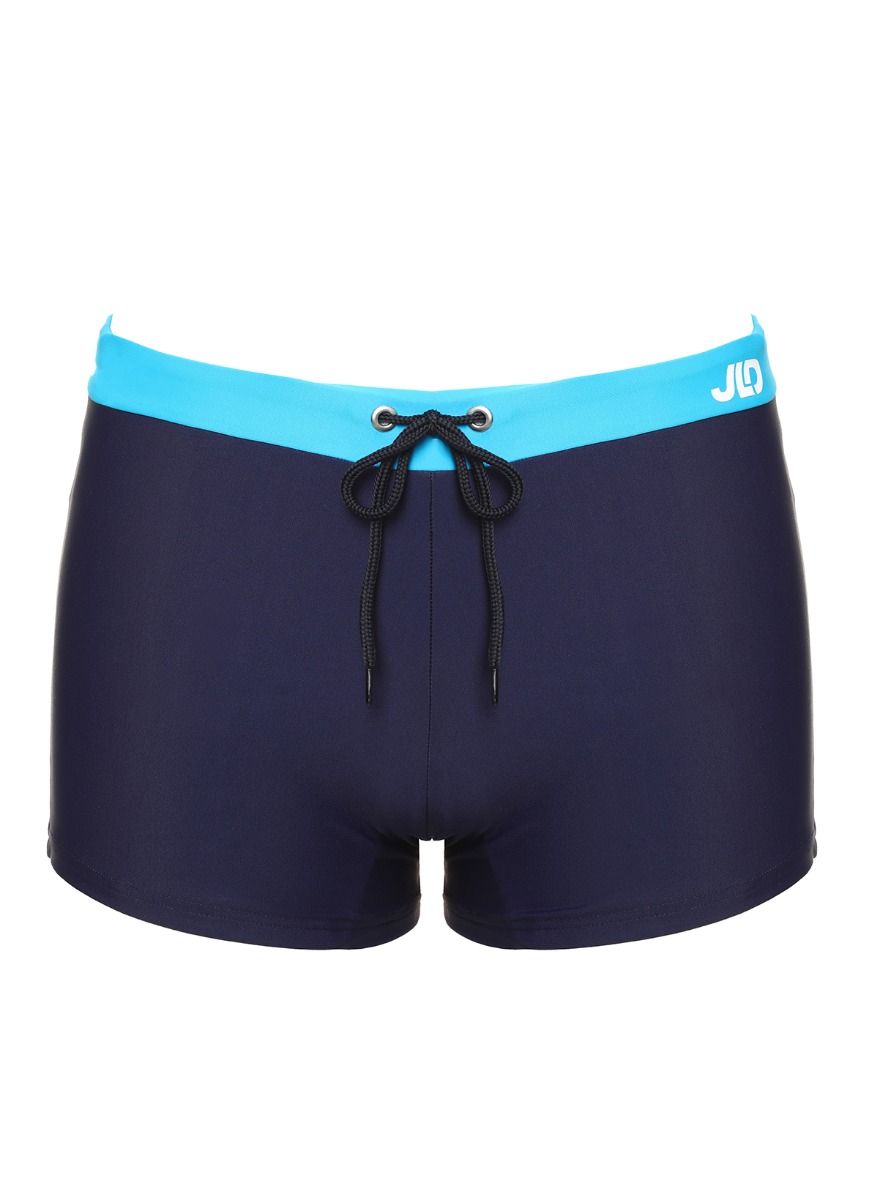 Классические мужские плавки-боксеры с контрастным поясом 6