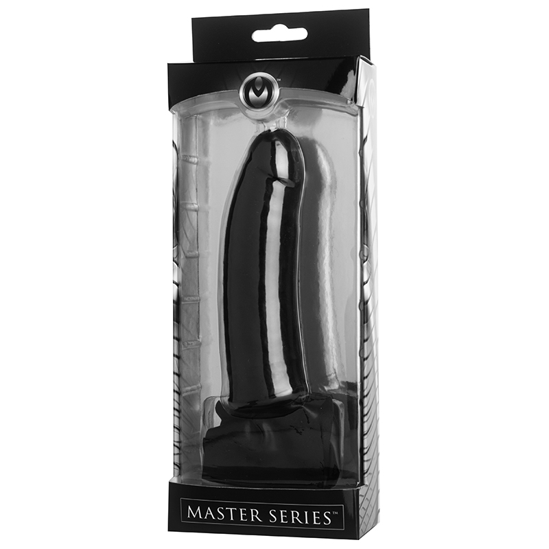 Черный кляп-страпон Masters Mini Face Fuck Strap-On - 14 см. 3