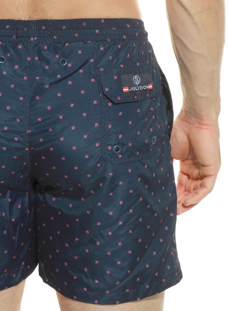 Мужские пляжные шорты с принтом в виде мячиков 2