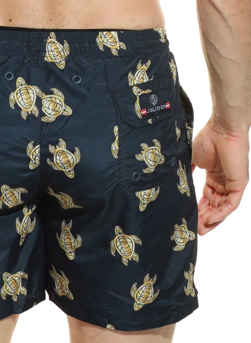 Мужские пляжные шорты с принтом в виде морских черепах 2