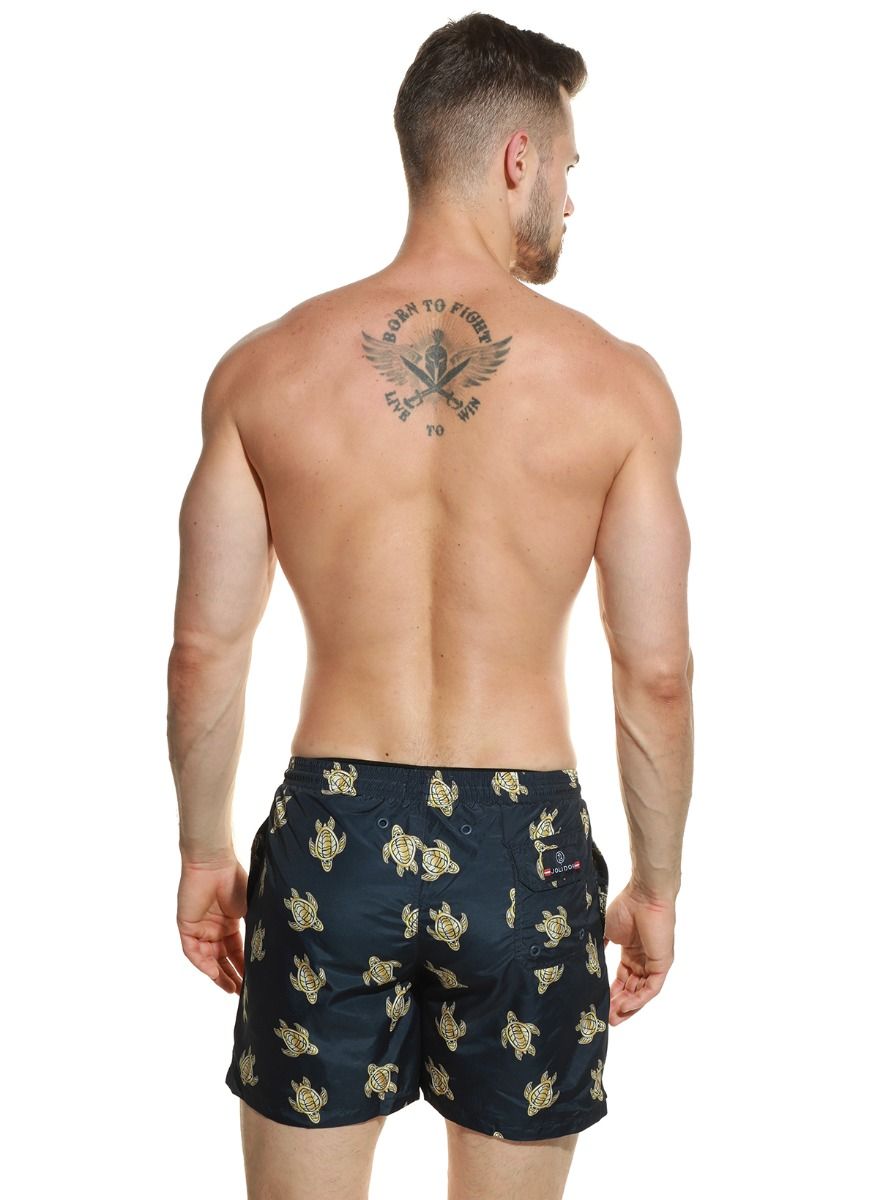 Мужские пляжные шорты с принтом в виде морских черепах 4