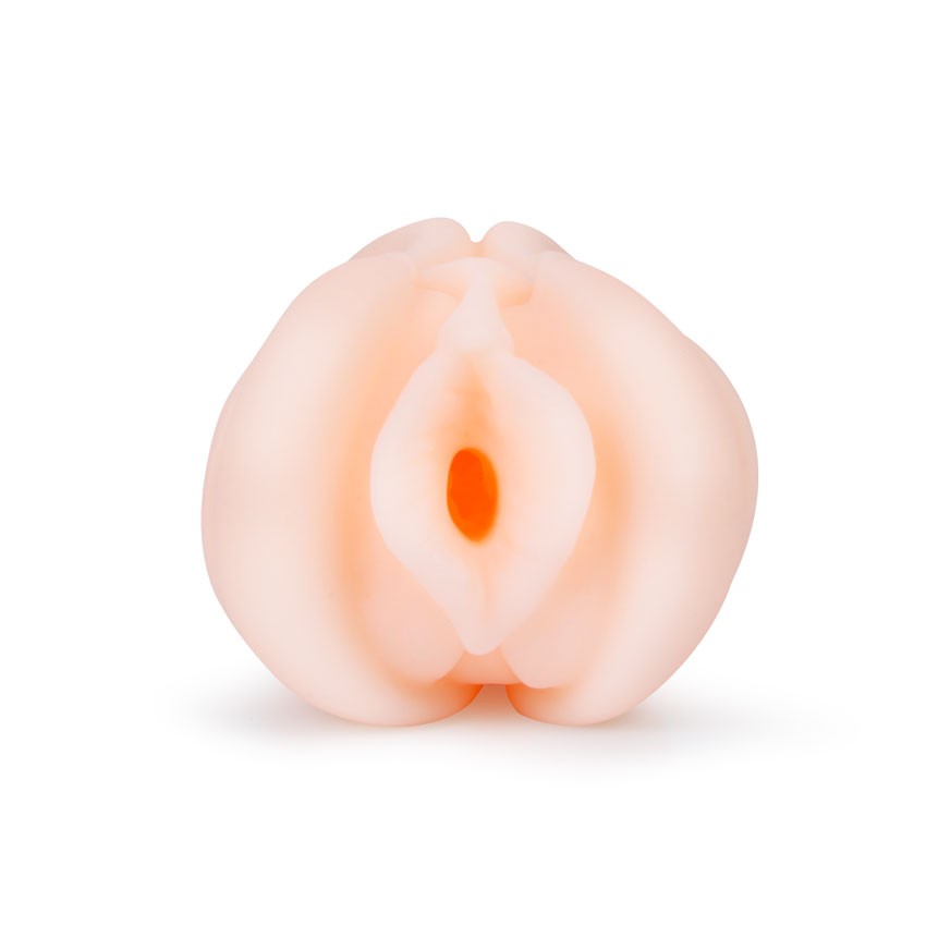 Эластичный мастурбатор-вагина телесного цвета 5