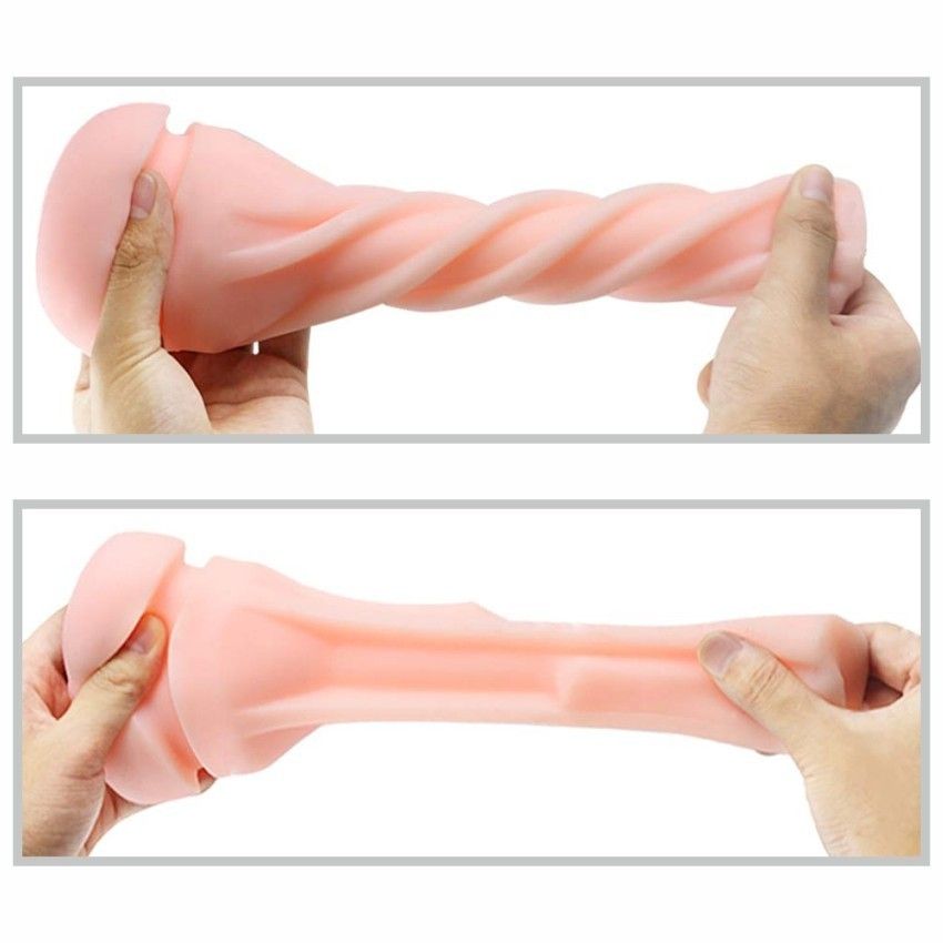 Черный мастурбатор-вагина с вибропулей и пультом ДУ 6