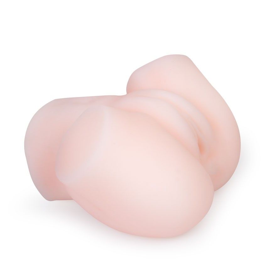 Телесный мастурбатор-вагина с 2 функциональными отверстиями 5