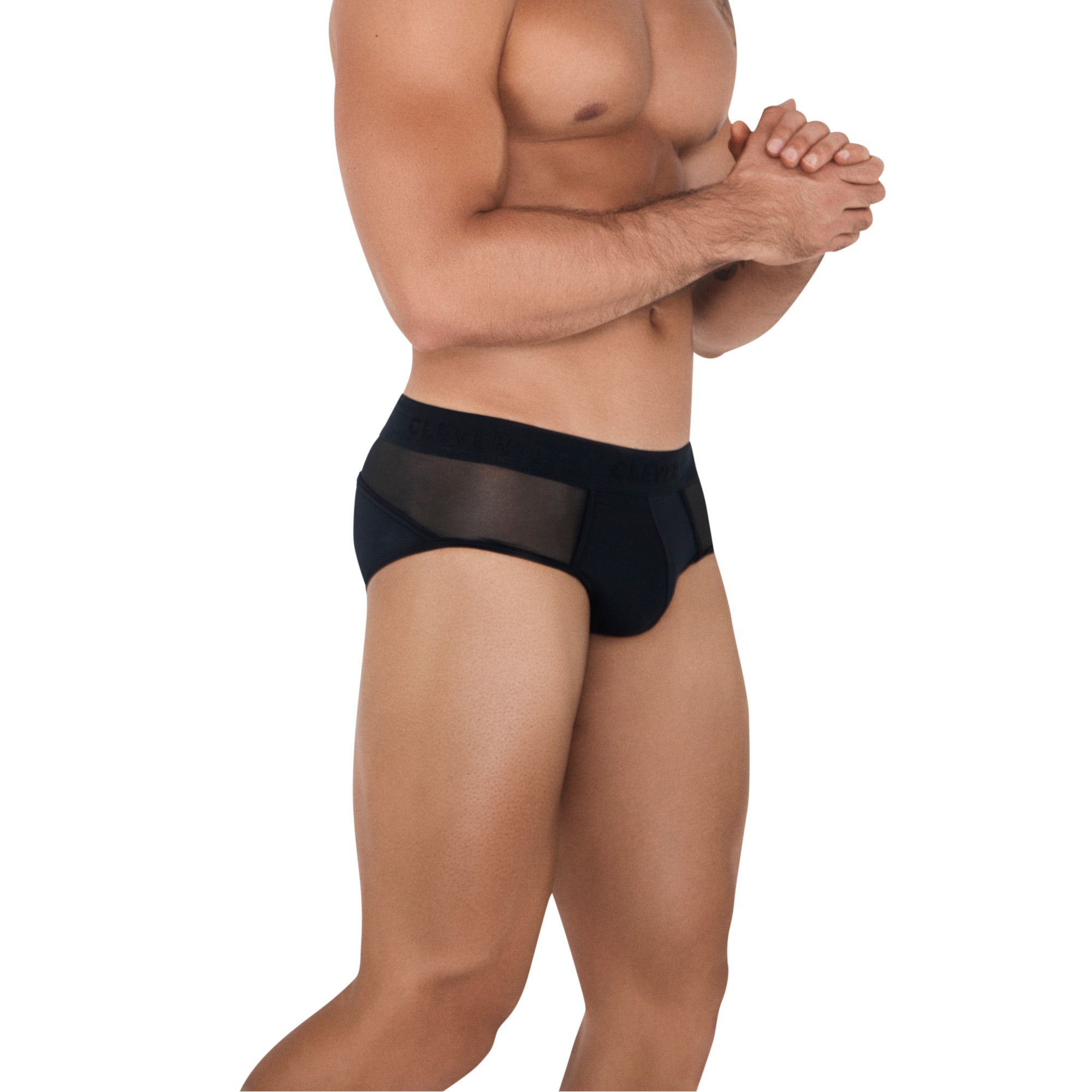 Черные мужские трусы-брифы Caspian Piping Brief 2