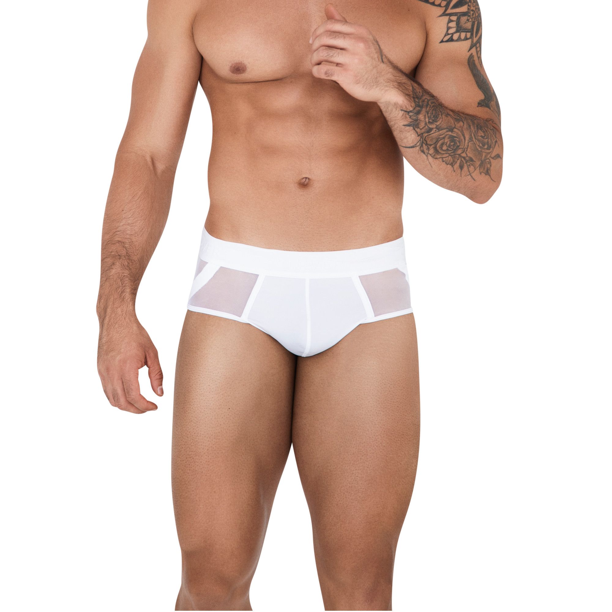 Белые мужские трусы-джоки Caspian Jockstrap 1