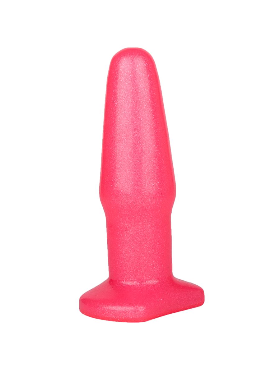 Розовый гелевый плаг на подставке - 14 см. 2