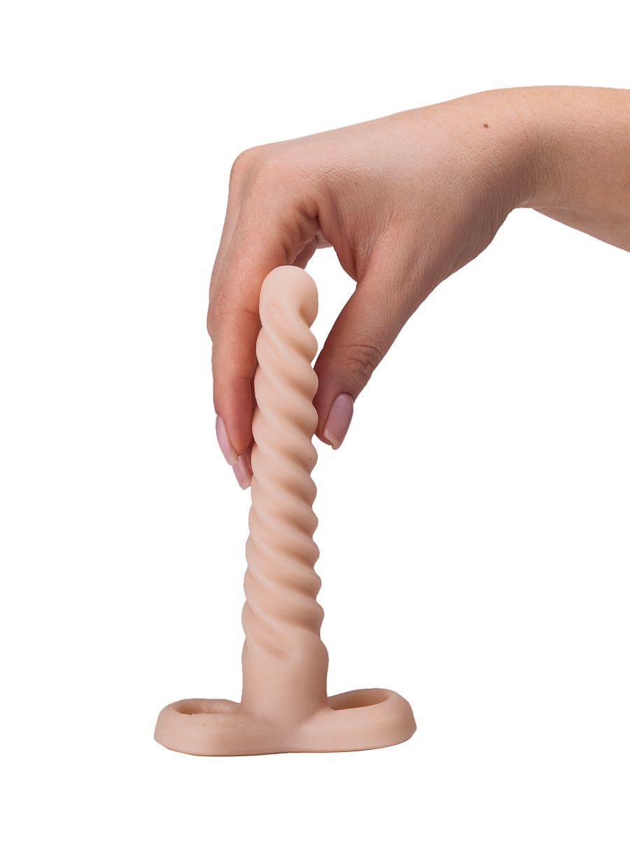 Спиралевидный телесный плаг - 15 см. 5