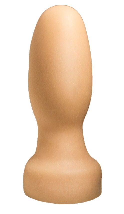 Телесная пробка с овальным стволом - 11,5 см. 1