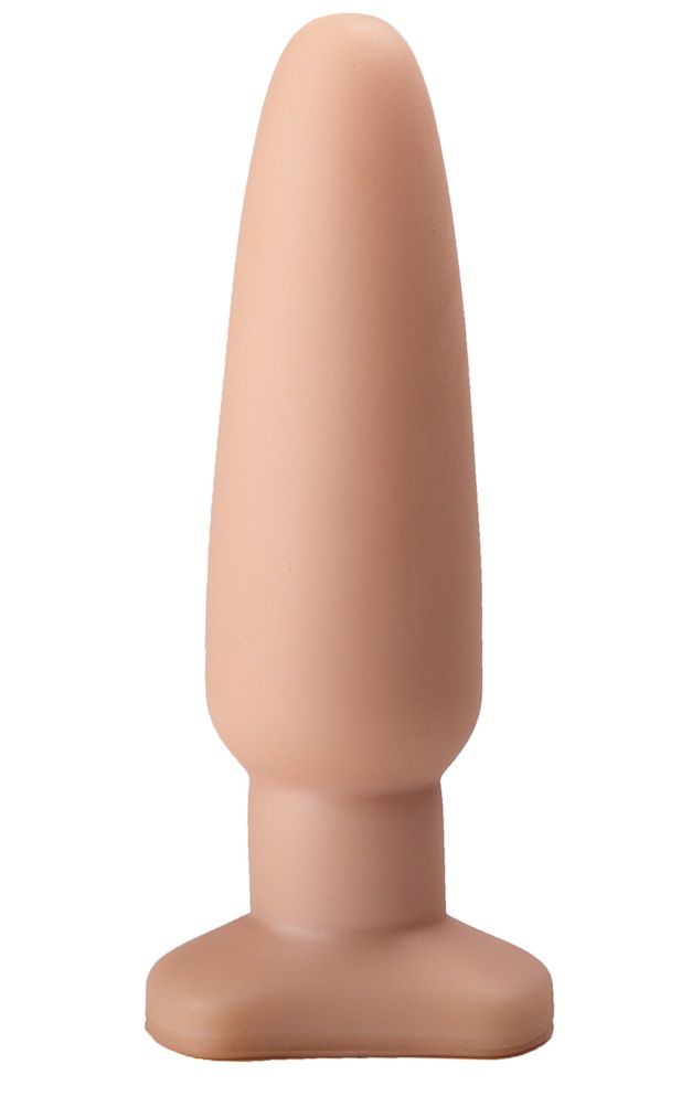 Телесный анальный плаг среднего размера - 18 см. 1