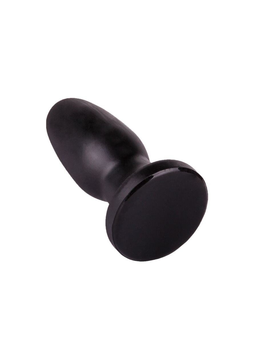 Чёрная овальная пробочка на ножке - 11,5 см. 2