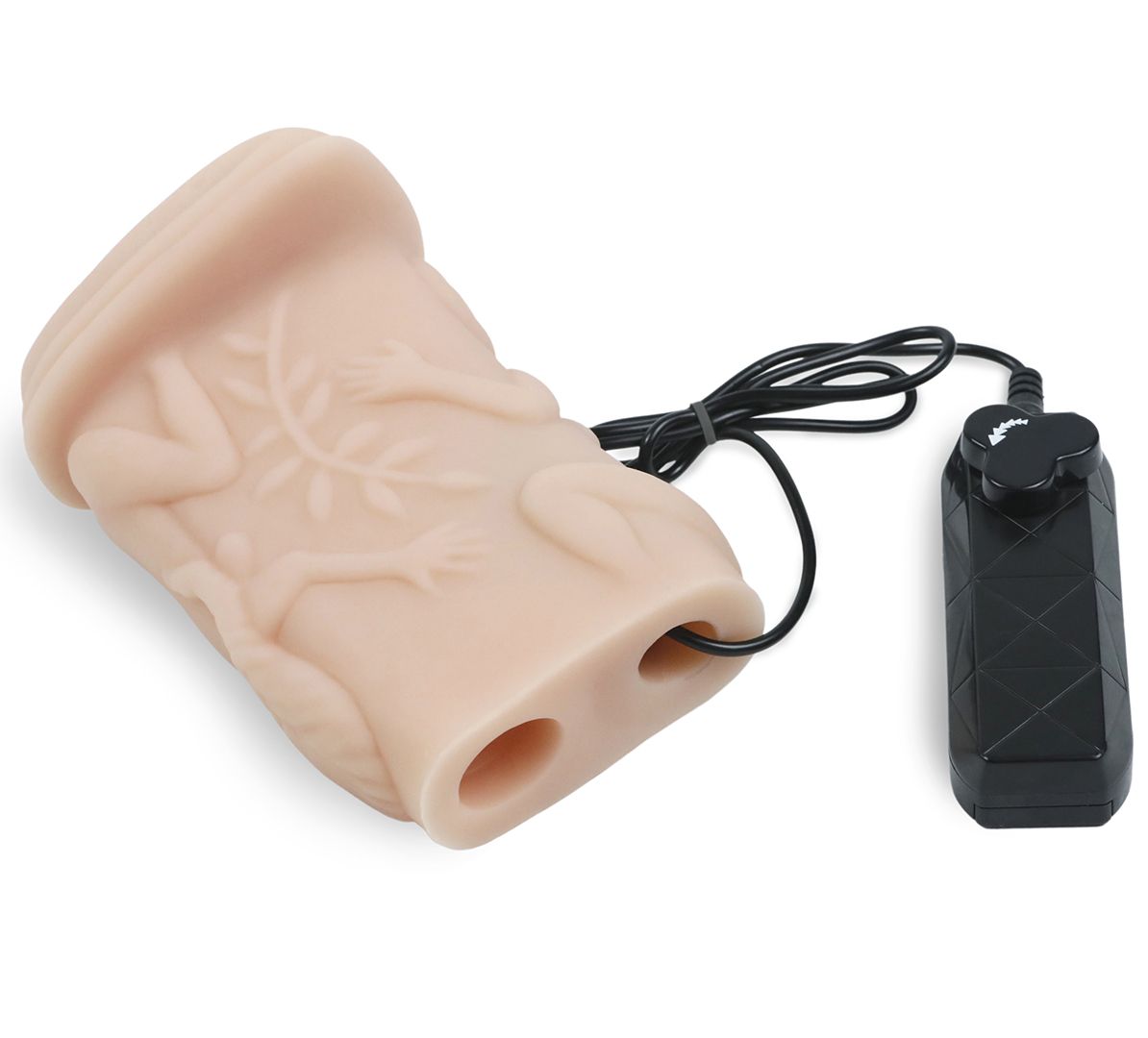 Мастурбатор-вагина из кибер-кожи с выносным пультом управления вибрацией 3