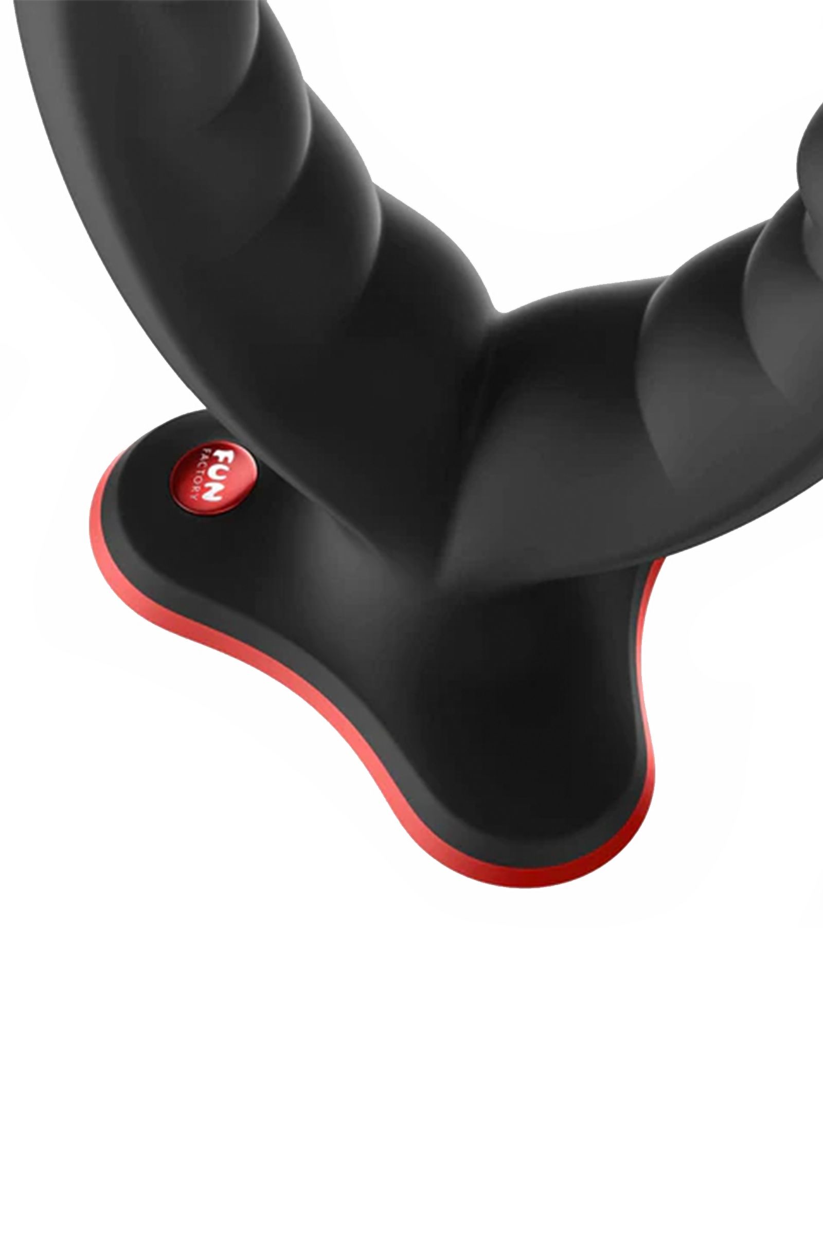 Черный двойной фаллоимитатор Ryde - 12,3 см. 2