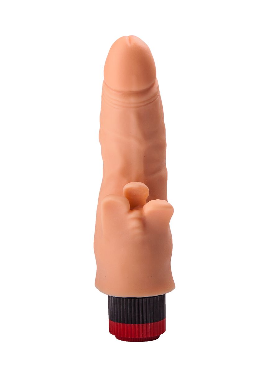 Двойной анально-вагинальный гелевый вибратор - 17 см. 5