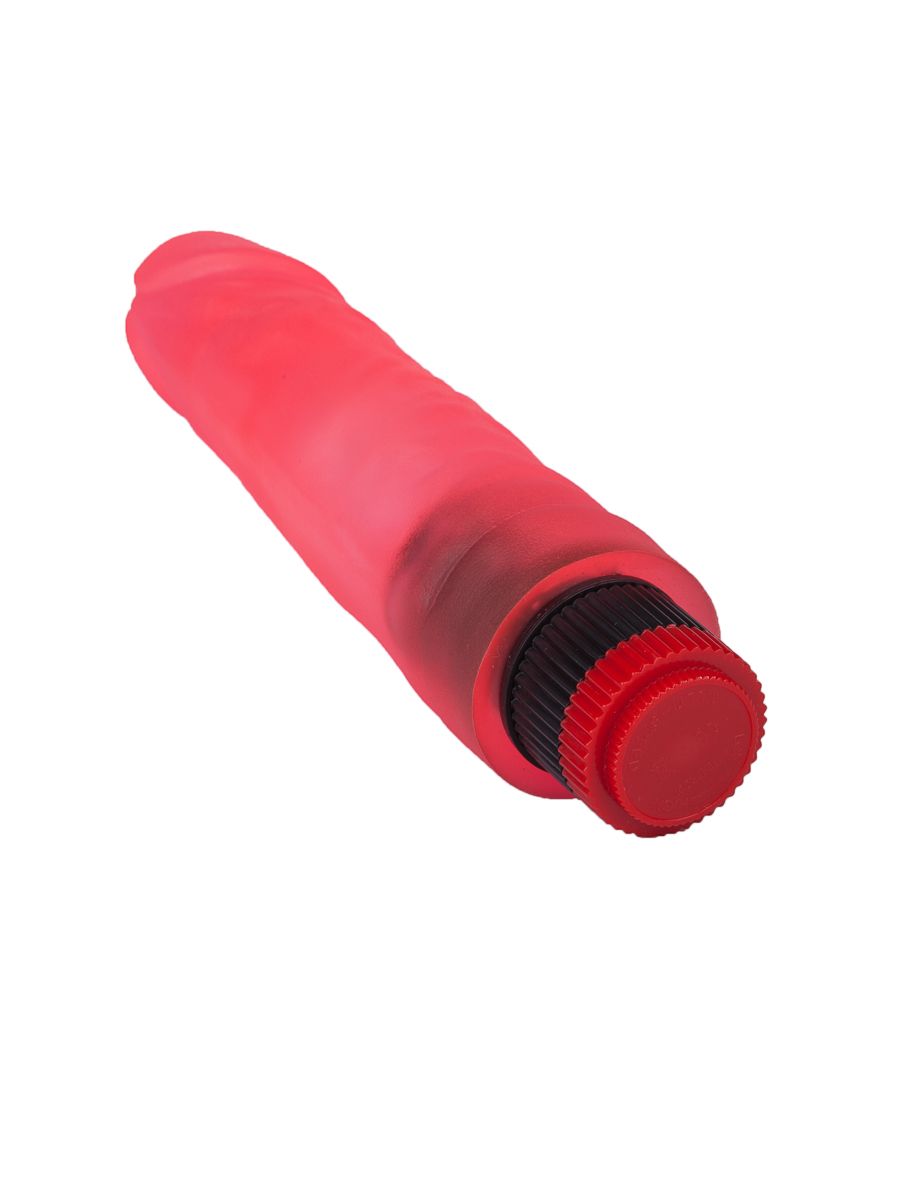 Гелевый вибромассажёр в форме фаллоса - 17,5 см. 4