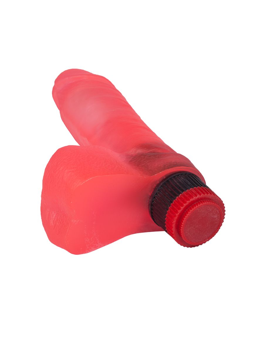 Розовый вибромассажёр в форме фаллоса - 16 см. 4