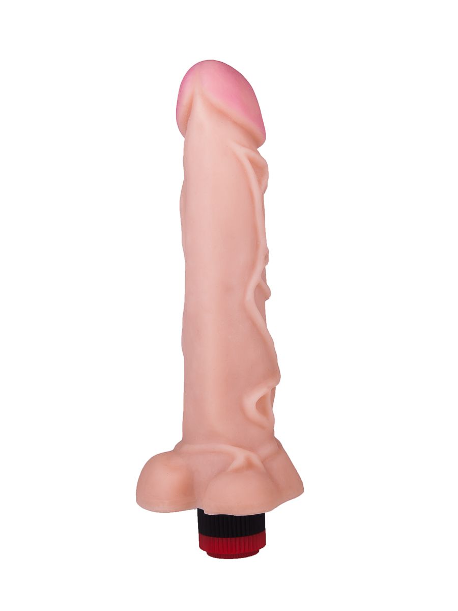 Вибратор-гигант с узором вен - 27,2 см. 2