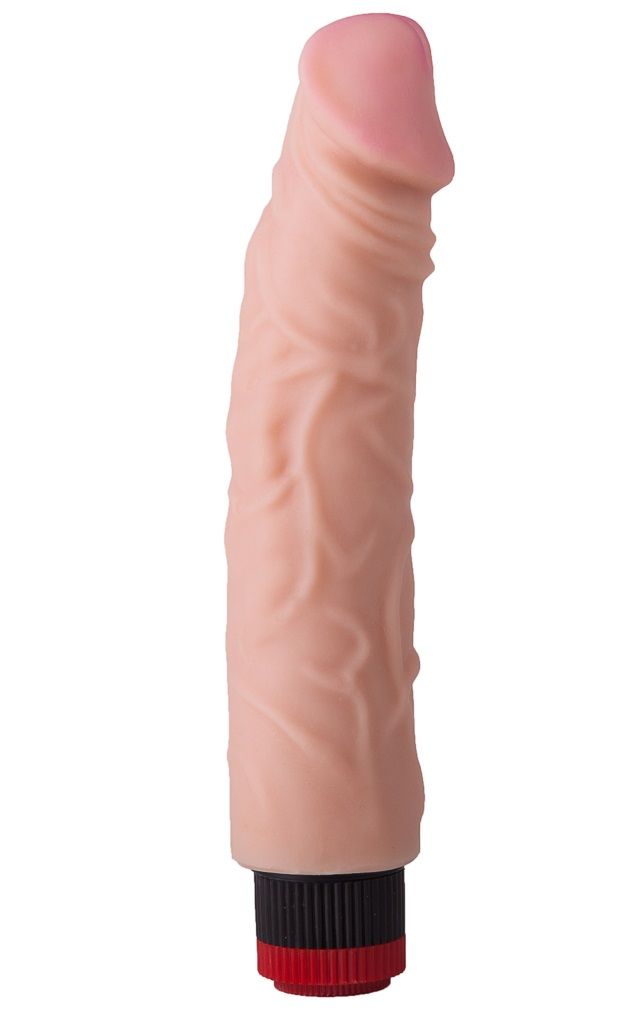Рельефный вибратор-реалистик - 24,2 см. 1