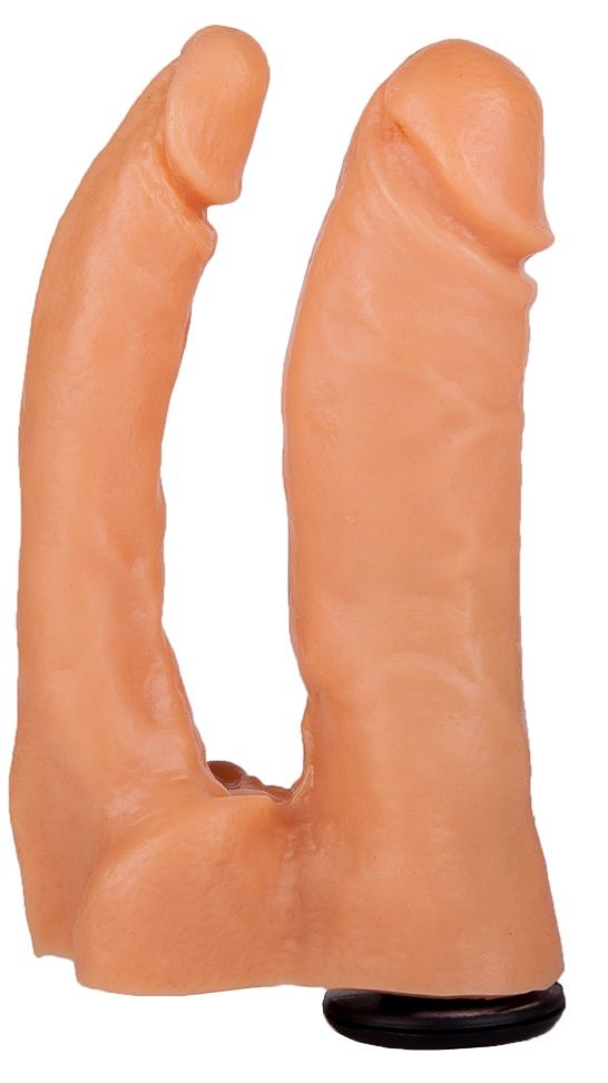 Двойная насадка для страпона Харнесс - 15,5 см. 1