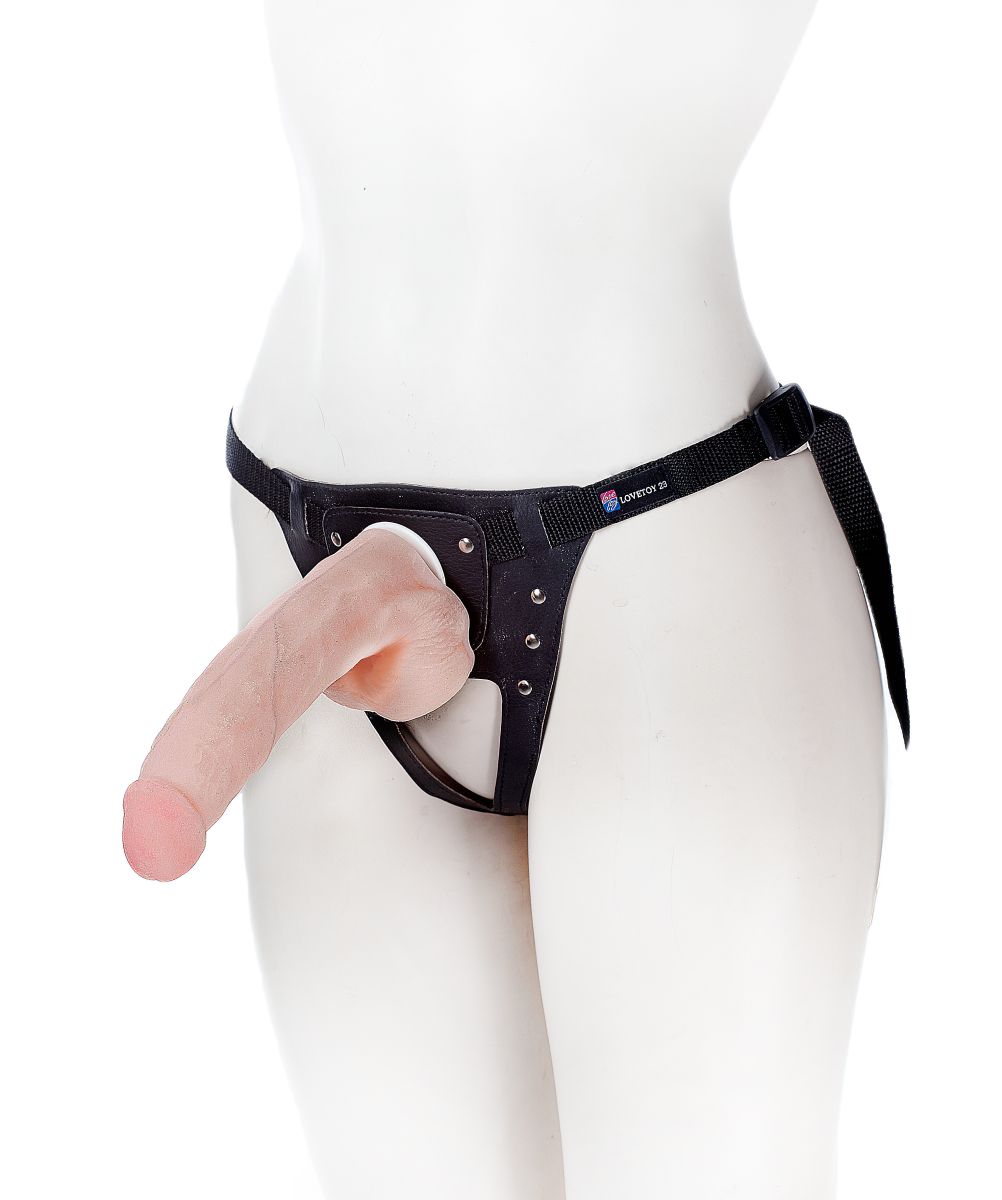 Реалистичный фаллос на поясе Harness - 20,5 см. 2
