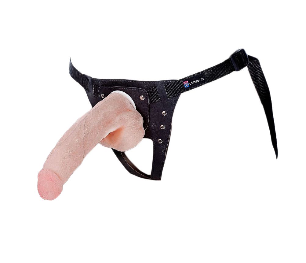 Реалистичный фаллос на поясе Harness - 20,5 см. 1
