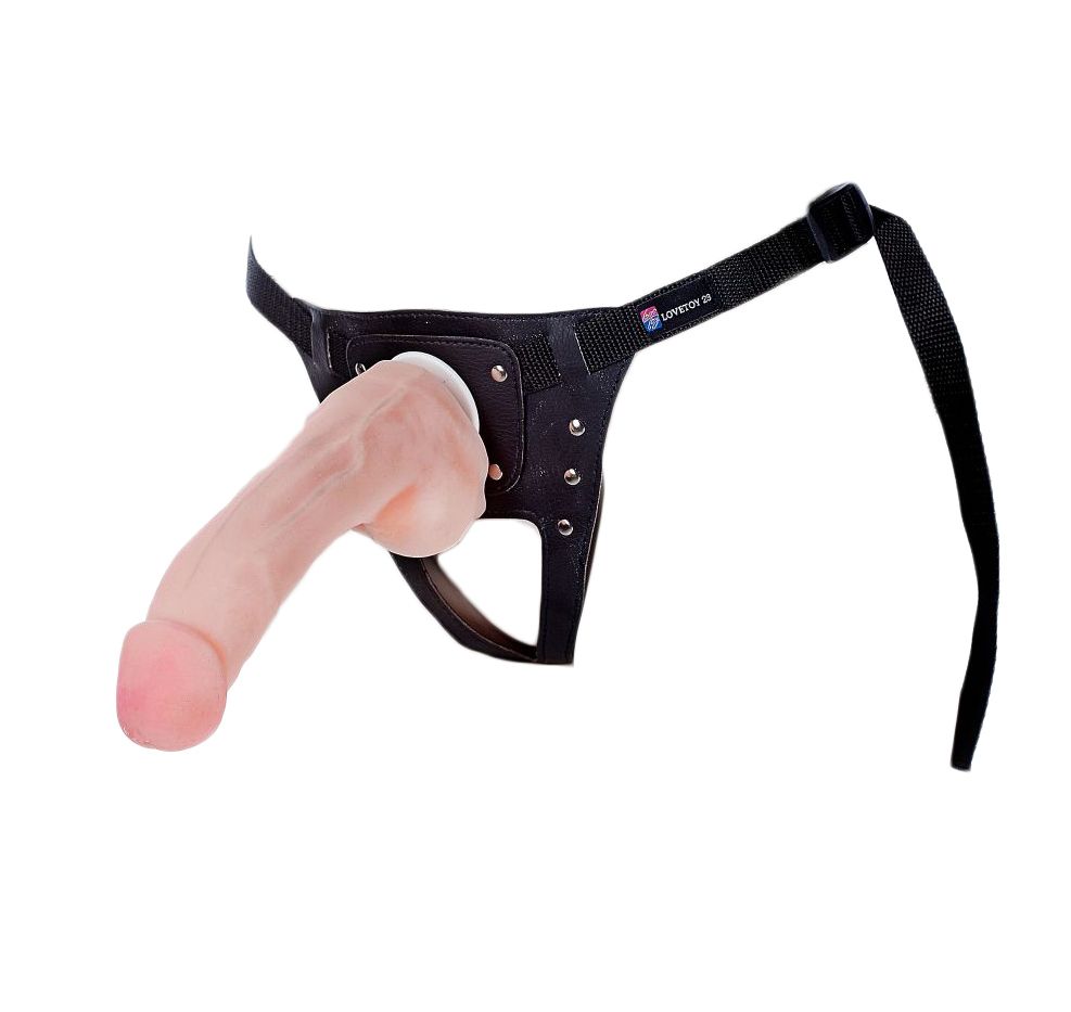 Податливый фаллос на трусиках Harness - 20,5 см. 1