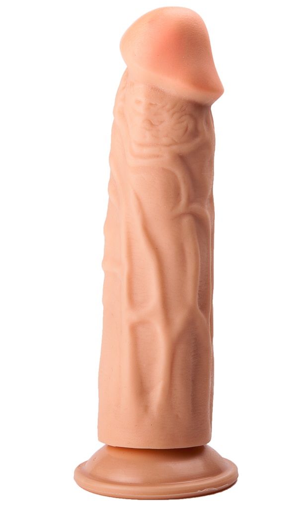 Фаллоимитатор-реалистик без мошонки на присоске - 22,5 см. 1