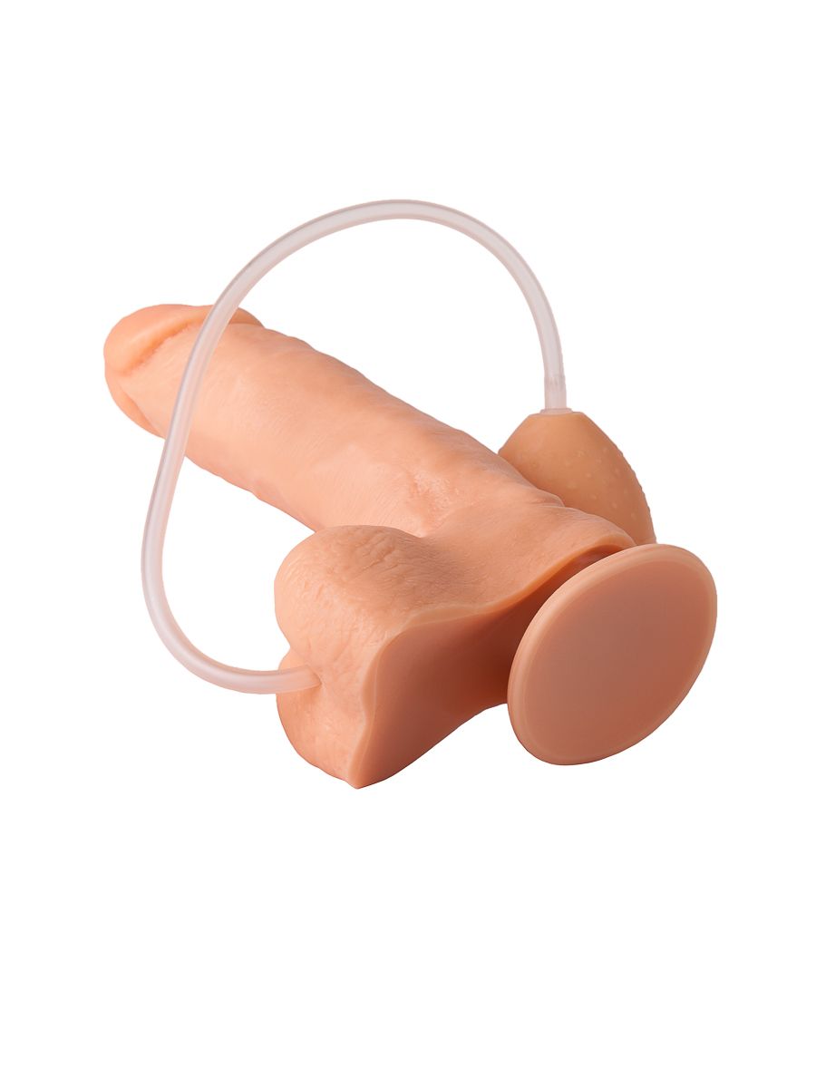 Фаллоимитатор-реалистик с грушей - 19 см. 5