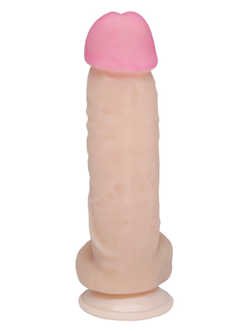 Крупный фаллоимитатор на присоске - 21,5 см. 1