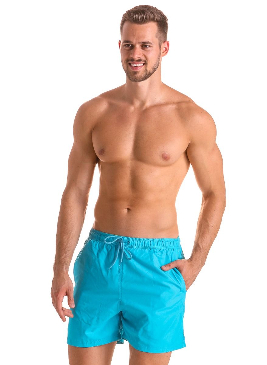 Мужские плавки-шорты с поясом на резинке 7