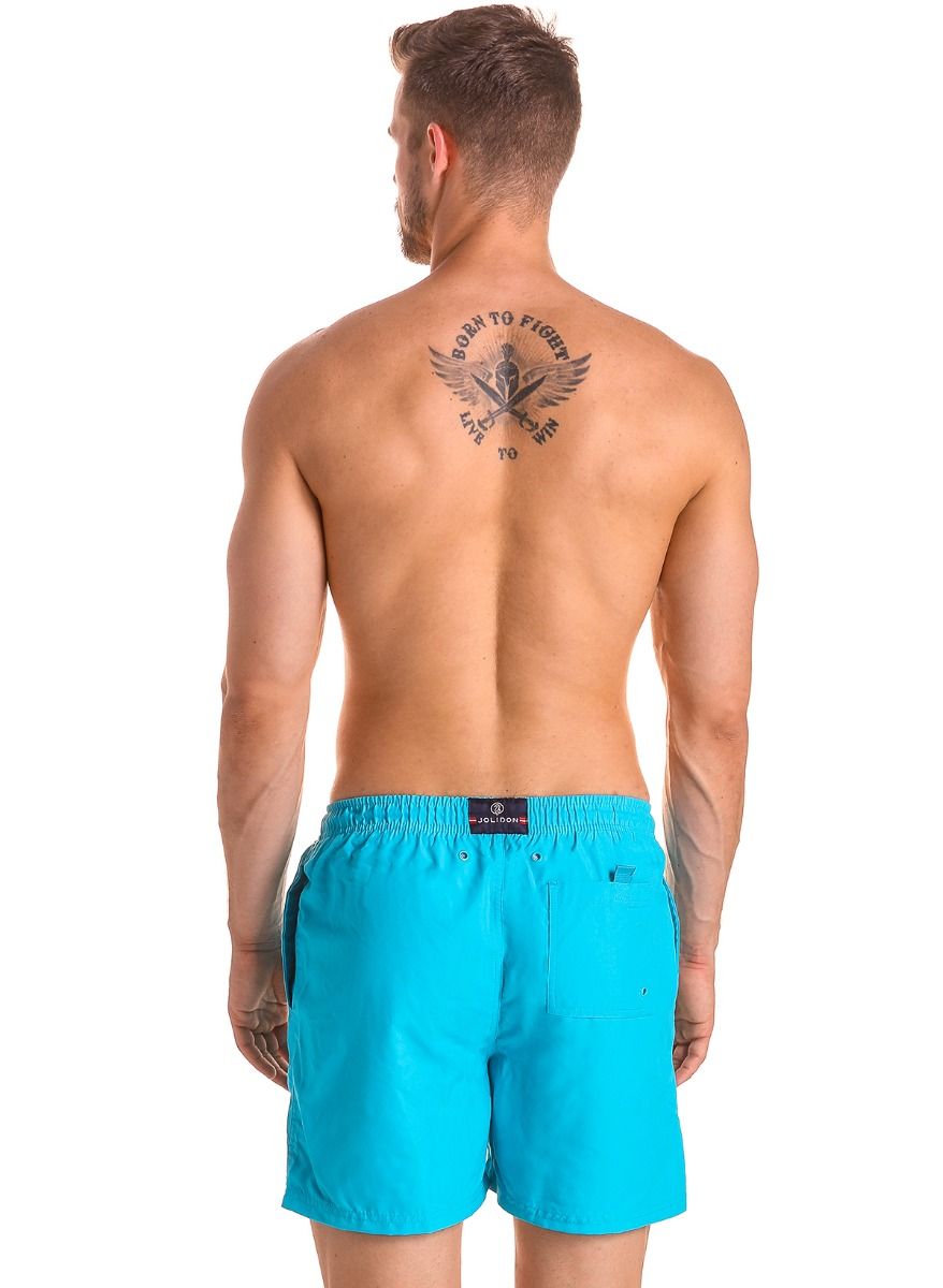 Мужские плавки-шорты с поясом на резинке 8