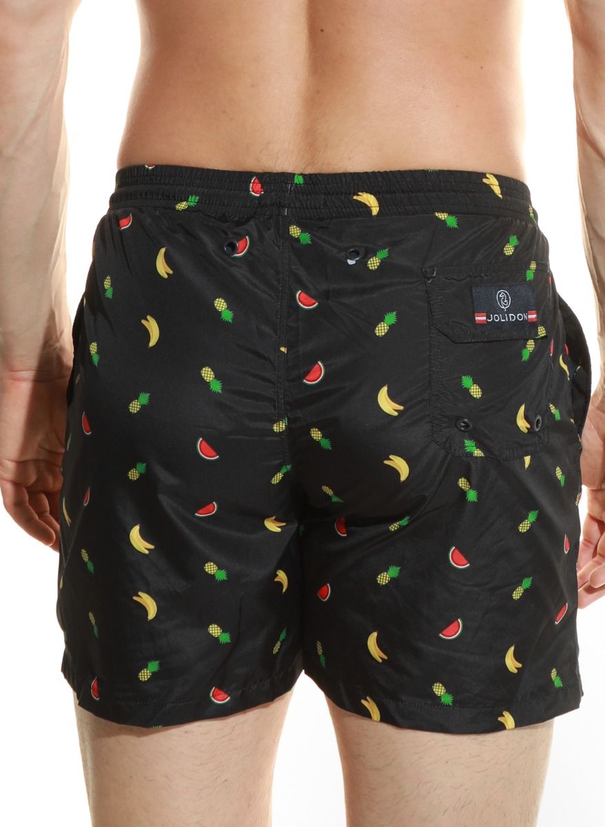 Мужские пляжные шорты с принтом в виде фруктов 2