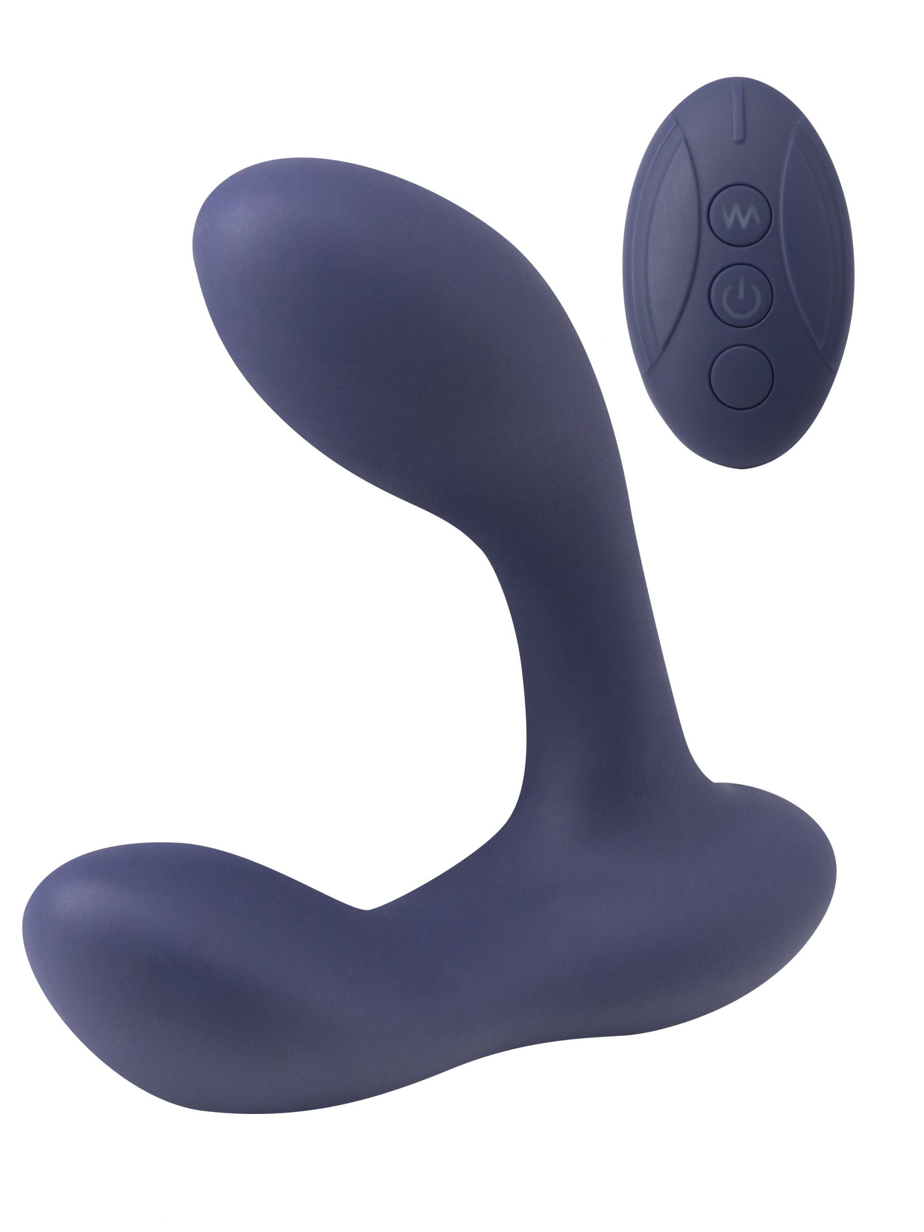 Синий массажер простаты с двумя моторами P-Bliss 2