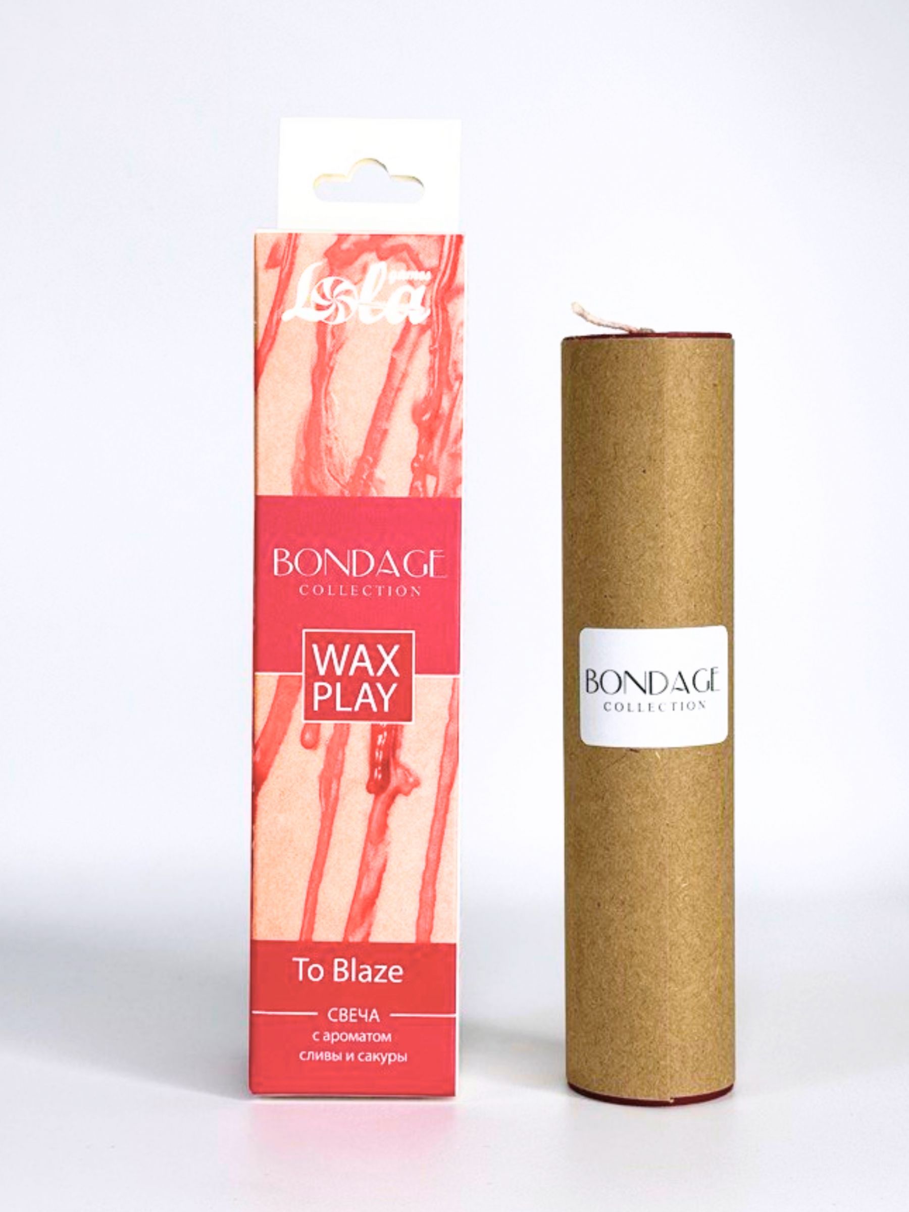 Низкотемпературная свеча для тактильной практики Wax Play To Blaze 3