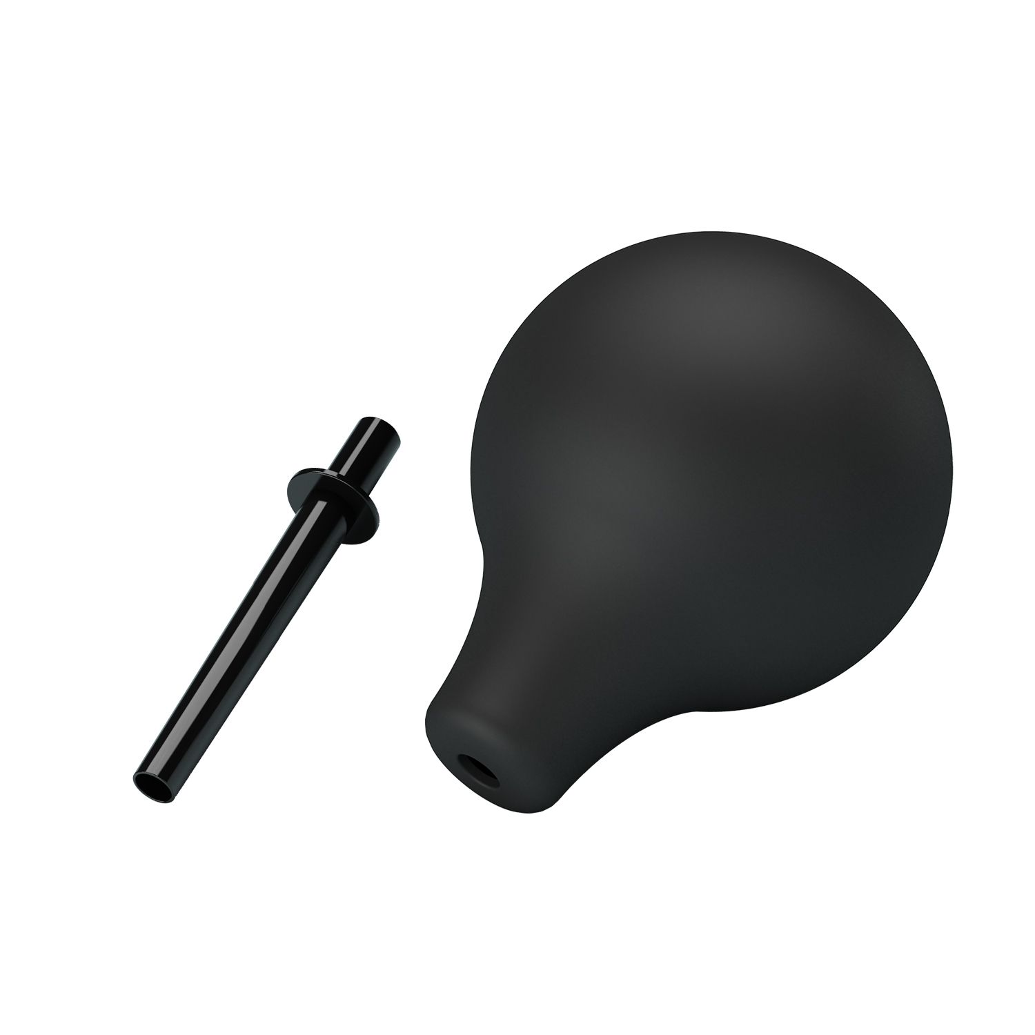 Черный анальный душ с тонким кончиком 3