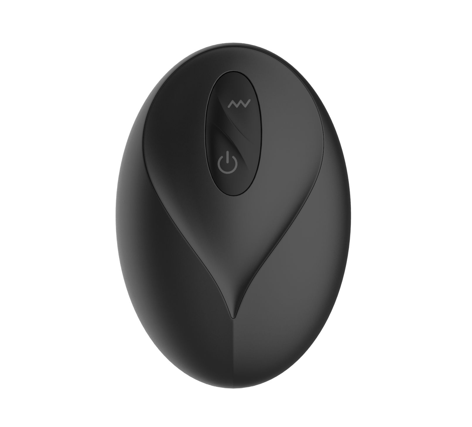 Черный вибростимулятор простаты с поступательными движениями и пультом ДУ 4